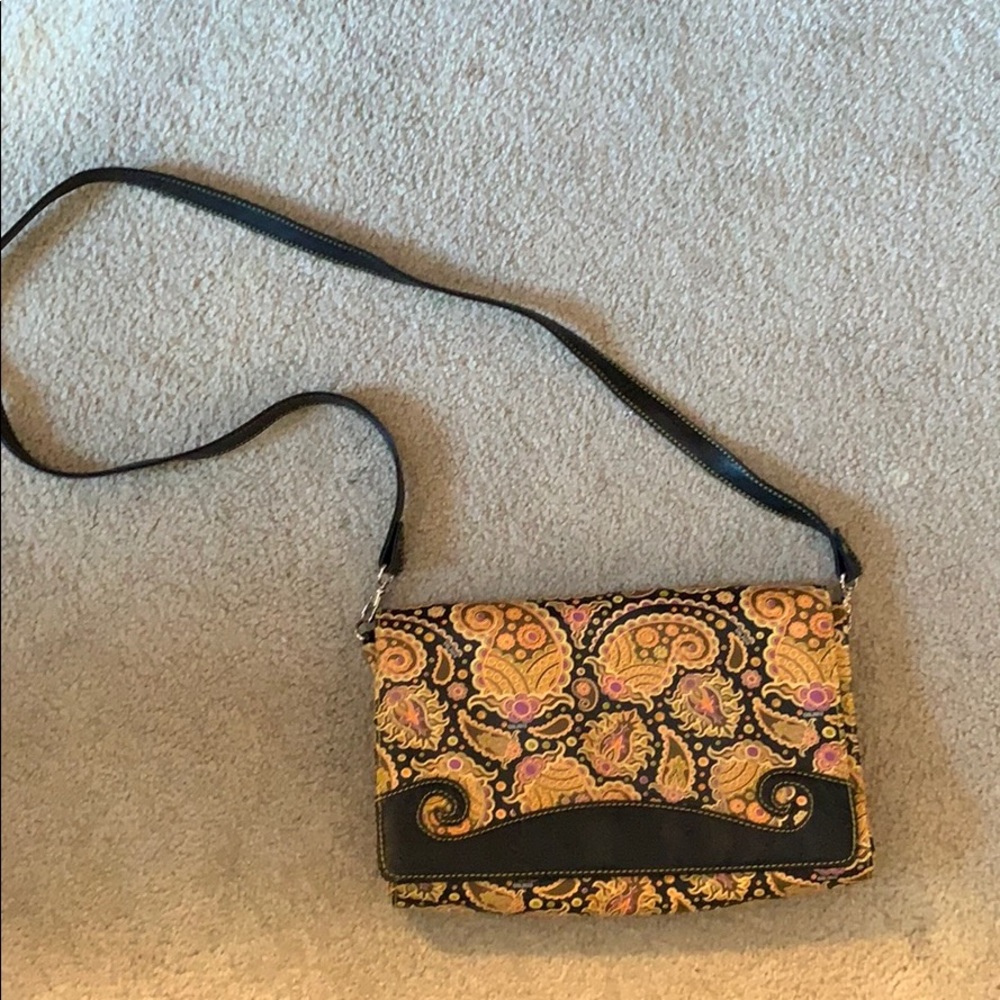 Bright Patterned Artist Crossbody Bag